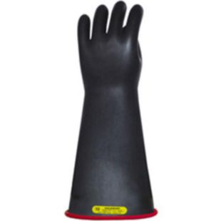 Salisbury ElectriFlex Class 2, 16'' Lineman Gloves, Black/Red