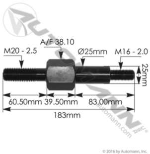 Automann Shock Bracket Stud Kenworth