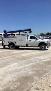 2019 Dodge Ram 5500 4x4 Load King Voyager Service Truck w/ IMT 6000 Crane