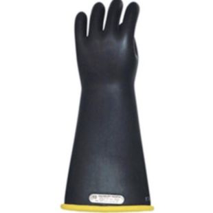 Salisbury ElectriFlex Class 2, 16'' Lineman Gloves, Black/Yellow