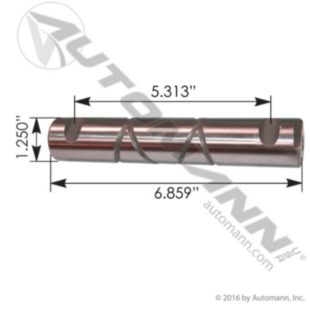 SHACKLE PIN HELICAL GROOVE