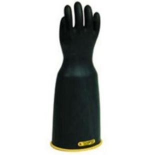 Salisbury ElectriFlex Class 3, Bell Cuff, 18'' Lineman Gloves Black/Yellow