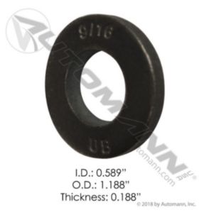 U BOLT WASHER 9/16"