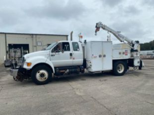 2015 Ford F750 4x2 Stellar STELLAR 5521 CRANE (TMAX-V2) Hi-Rail Service Truck