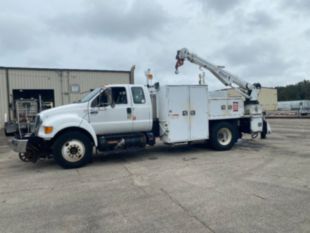 2015 Ford F750 4x2 Stellar STELLAR 5521 CRANE (TMAX-V2) Hi-Rail Service Truck