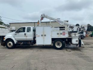 2015 Ford F750 4x2 Stellar STELLAR 5521 CRANE (TMAX-V2) Hi-Rail Service Truck