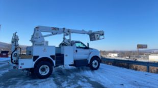 2016 Ford F-750 4x2 ETI 800-40 Cable Placer