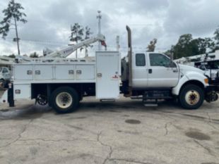 2015 Ford F750 4x2 Stellar STELLAR 5521 CRANE (TMAX-V2) Hi-Rail Service Truck