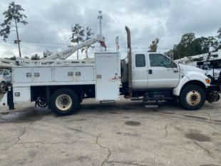 2015 Ford F750 4x2 Stellar STELLAR 5521 CRANE (TMAX-V2) Hi-Rail Service Truck