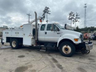 2015 Ford F750 4x2 Stellar STELLAR 5521 CRANE (TMAX-V2) Hi-Rail Service Truck