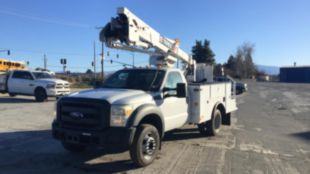 2015 Ford F550 4x2 Terex LT40 Bucket Truck