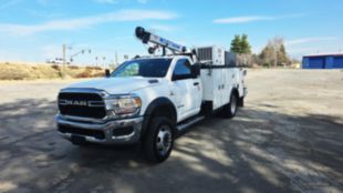 2019 Dodge Ram 5500 4x4 Load King Voyager 1 Service Truck With Crane