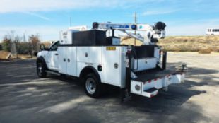 2019 Dodge Ram 5500 4x4 Load King Voyager 1 Service Truck With Crane