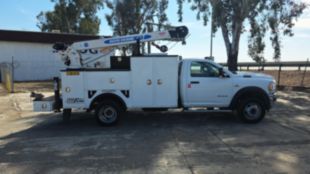 2019 Dodge Ram 5500 4x4 Load King Voyager 1 Service Truck With Crane