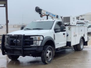 2018 Ford F-550 4x4 Load King Voyager I Service Truck W/Crane