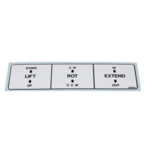 DECAL,UCV BOOM FUNCTIONS