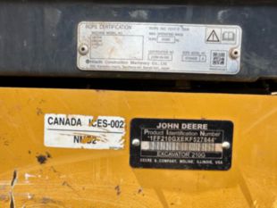 2018 John Deere 210GLC Excavator