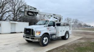 2019 Ford F750 4x2 Versalift VTP-40-NE Cable Placer