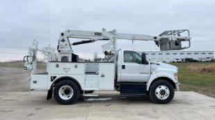 2019 Ford F750 4x2 Versalift VTP-40-NE Cable Placer