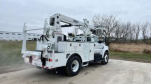 2019 Ford F750 4x2 Versalift VTP-40-NE Cable Placer