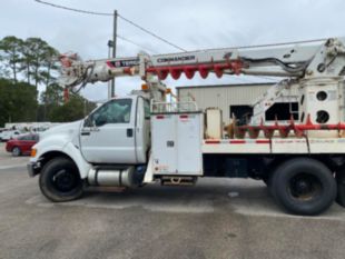 Terex Commander 4047 Digger Derrick on 2015 Ford F750 4x2