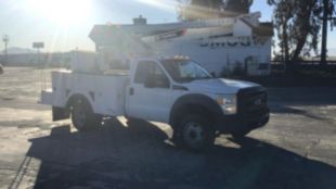 2015 Ford F550 4x2 Terex LT40 Bucket Truck