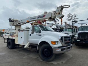 Terex Commander 4047 Digger Derrick on 2015 Ford F750 4x2