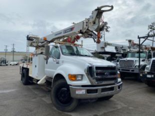 Terex Commander 4047 Digger Derrick on 2015 Ford F750 4x2