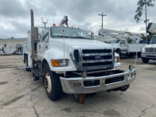 2015 Ford F750 4x2 Stellar STELLAR 5521 CRANE (TMAX-V2) Hi-Rail Service Truck