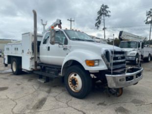 2015 Ford F750 4x2 Stellar STELLAR 5521 CRANE (TMAX-V2) Hi-Rail Service Truck