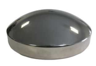 Automann Rear Hub Cap 8-1/2in Axle Chrome