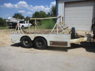 1996 4 REEL WIRE TRAILER