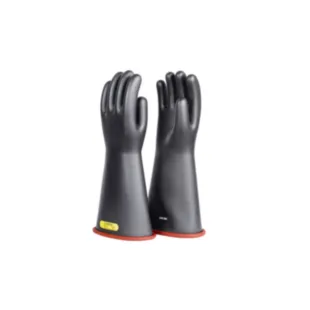 CHANCE® Bell Cuff Gloves, Class 2, 16", Red/Black