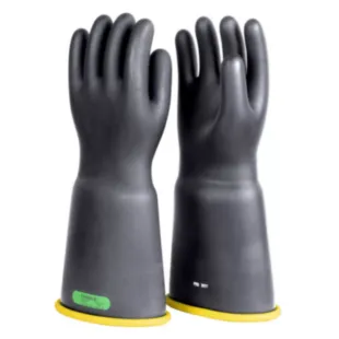 CHANCE® Bell Cuff Gloves, Class 3, 16", Yellow/Black