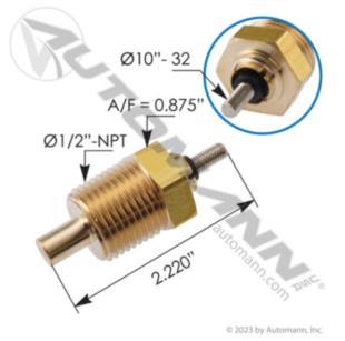 Automann Oil Temp Sensor Peterbilt