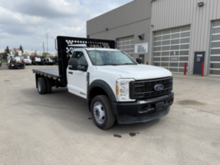 2023 Ford F550 4x4 Load King Flatbed Truck
