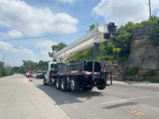 2025 Peterbilt 567 8x4 Load King STINGER 35-127H Boom Truck