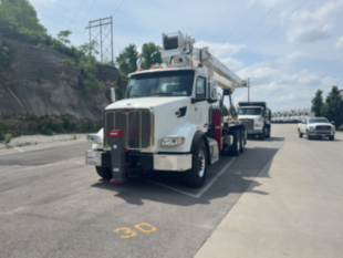 2025 Peterbilt 567 8x4 Load King STINGER 35-127H Boom Truck