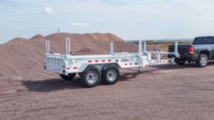 25,500 lbs 64.3' (Extended) Pole Trailer