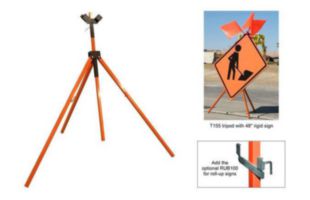 Dicke Tripod Stand for Rigid and Roll-Up Signs