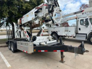 2018 SDP E-Z Hauler 55-MLP Tracked Mini Digger Derrick W/Trailer