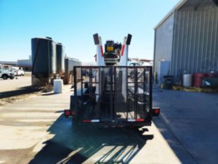 2019 SDP EZ Hauler 55MLP Backyard Digger Derrick With Trailer