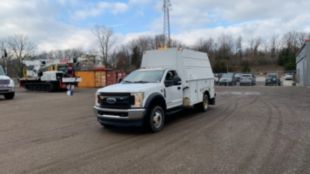 2019 Ford F550 4x4 Enclosed Body Service Truck