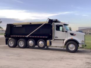 Quad Axle 19 cu yd Rear Dump Truck