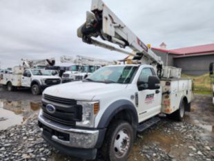 2019 Ford F-550 4x4 Diesel, 2012 Terex LT-40 Bucket Truck