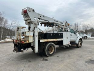 2015 Ford F-750 Diesel 4x2 Terex Commander 4047 Digger Derrick Truck