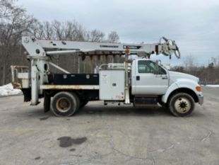 2015 Ford F-750 Diesel 4x2 Terex Commander 4047 Digger Derrick Truck