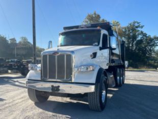 2025 Peterbilt 567 8x4 16' Ox Bodies Dump Truck