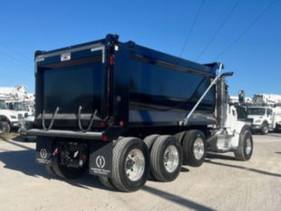 2025 Peterbilt 567 8x4 16' Ox Bodies Dump Truck