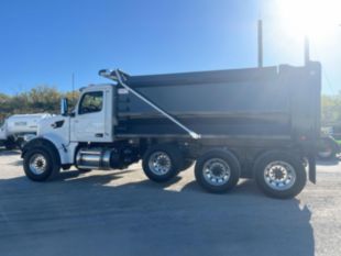 2025 Peterbilt 567 8x4 16' Ox Bodies Dump Truck